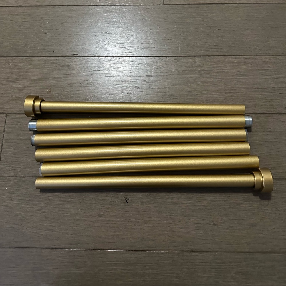 33”-88” Gold Curtain Rod (Never Used)